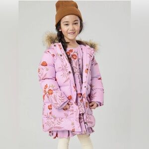 Pink Chicken Girls Paulina Puffer Lavender Poppy Sz 10-BNWT